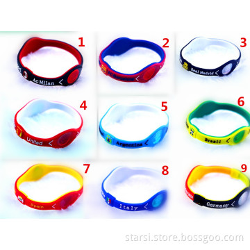 2014 New Design Football Club Silicone Bracelet for World Cup (STP2014)